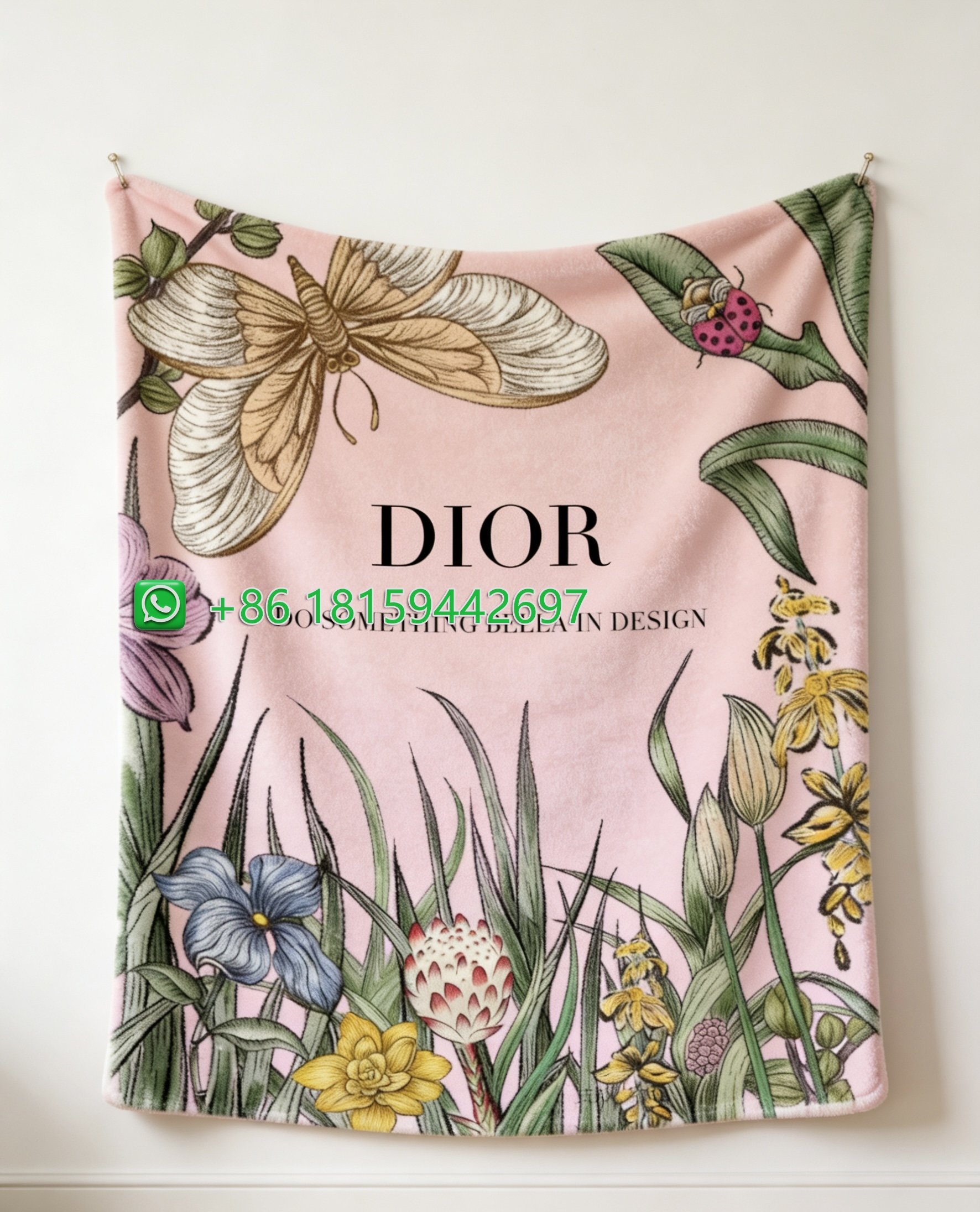 Dior Throw Blankets